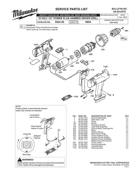 Milwaukee Cordless Drill Replacement Parts | Reviewmotors.co