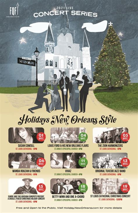 French Quarter Festivals, Inc. Announces Return of Annual Holidays New ...