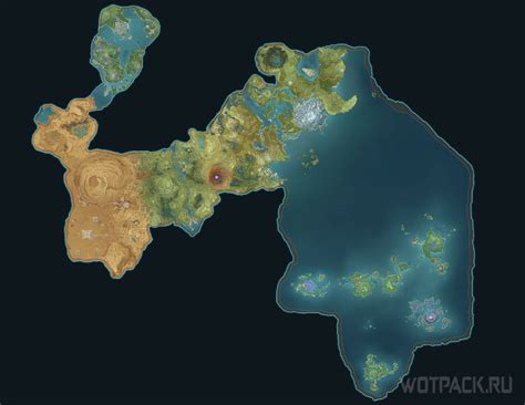 Volledige wereldkaart met alle regio's van Teyvat in Genshin Impact - waar zijn alle regio's