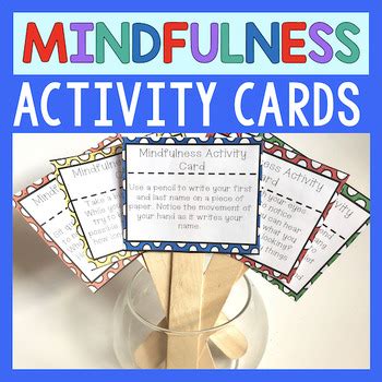 Mindfulness Activity Cards by CounselorChelsey | TpT