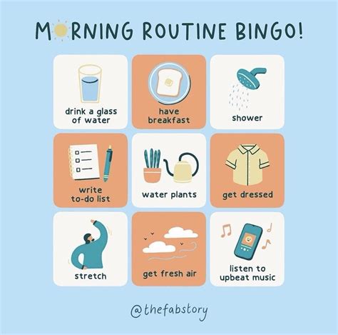 Morning Routine | Morning routine infographic, Morning routine printable, Routine