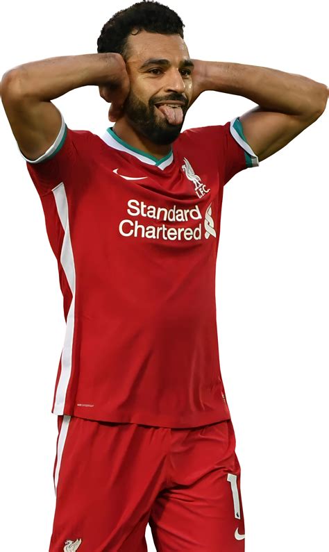 Mohamed Salah Liverpool football render - FootyRenders