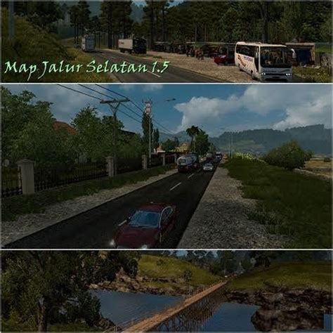 MAP INDONESIA JALUR SELATAN V1.5 MAP MOD FOR ETS2 - ETS2 Mod Download