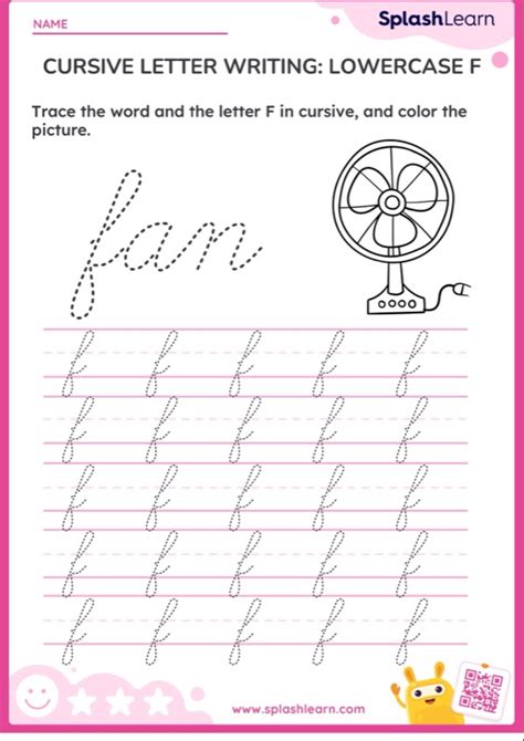 Free cursive f worksheet, Download Free cursive f worksheet png images ...