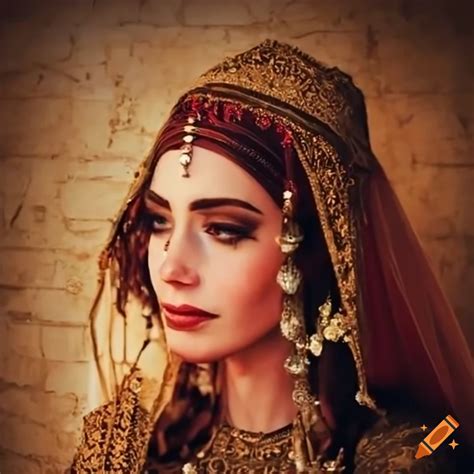 Arab wedding celebration in medieval times on Craiyon