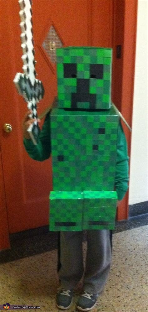 Homemade Minecraft Creeper Costume - Photo 3/3