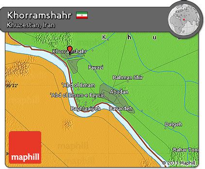 Khorramshahr Map