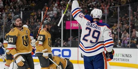 Golden Knights hang on to top Oilers in Game 1 despite Leon Draisaitl's four goals | Fox News