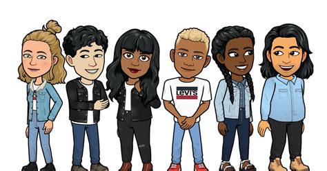 Snapchat’s New Levi’s Bitmoji Digital Collection Includes A Sherpa ...