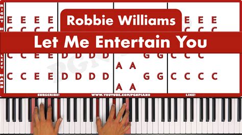 Robbie Williams – Let Me Entertain You – Easy – MARKS PIANO