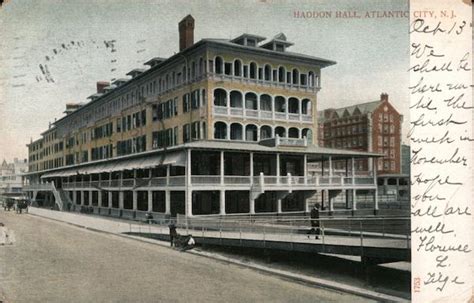 Haddon Hall Atlantic City, NJ Postcard