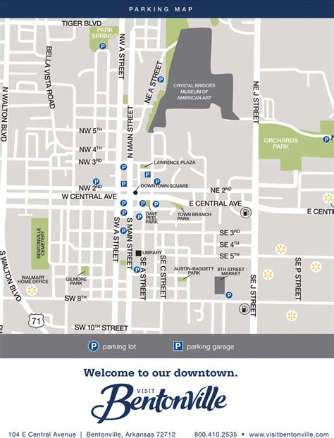 Parking Map - Bentonville Film Festival