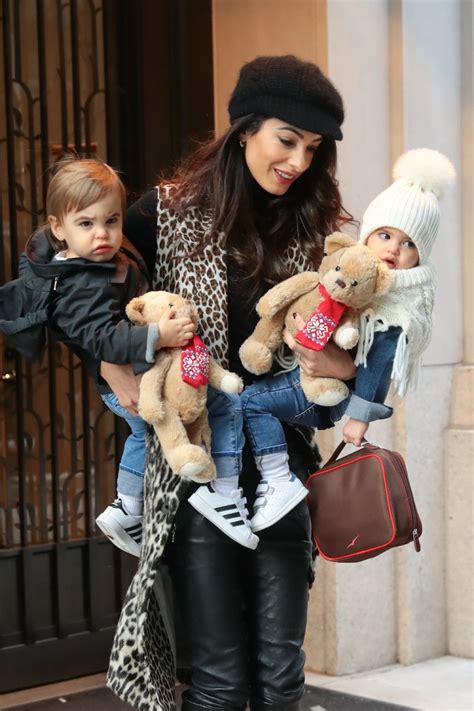 Amal Clooney Steps Out With Twins in New York City | Vogue Arabia