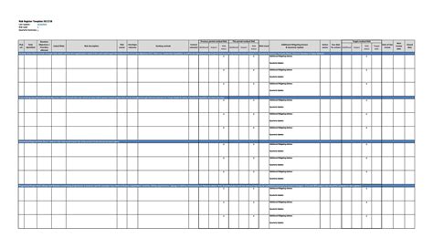 45 Useful Risk Register Templates (Word & Excel) ᐅ TemplateLab