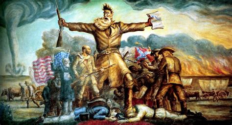 What is the name of the mural portraying John Brown in the State Capitol building? - Harvey ...