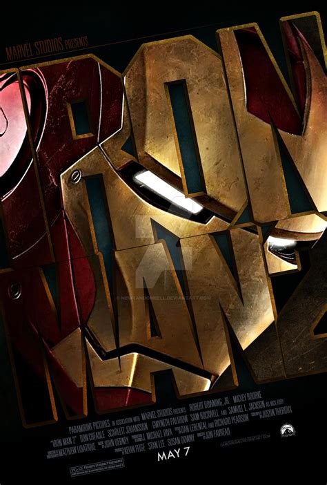 Iron Man 2 - Poster by NewRandombell on DeviantArt