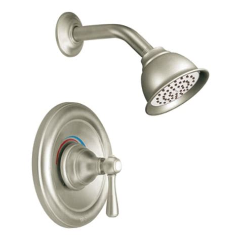 Moen Brushed Nickel, Kingsley Moentrol Valve Shower Trim Kit at Lowes.com