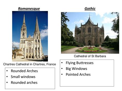 PPT - Romanesque vs. Gothic Architecture PowerPoint Presentation, free ...