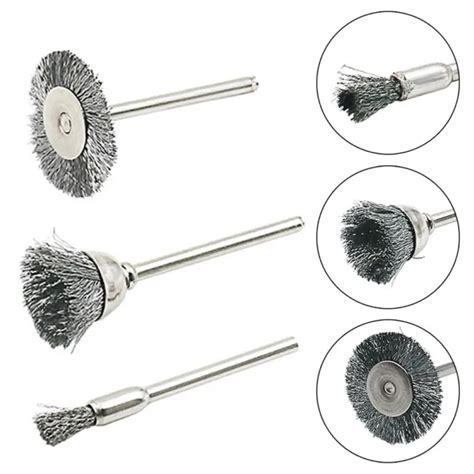 ESSENTIAL STAINLESS STEEL Wire Brushes for Rust Removal and Polishing ...