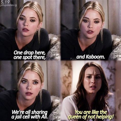 I mean she isnt wrong | Pretty little liars quotes, Pretty little liars meme, Pretty little liars