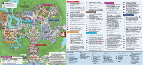 Magic Kingdom Park Map And Links To Other Dw Park Maps | Disney - Disney World Florida Theme ...