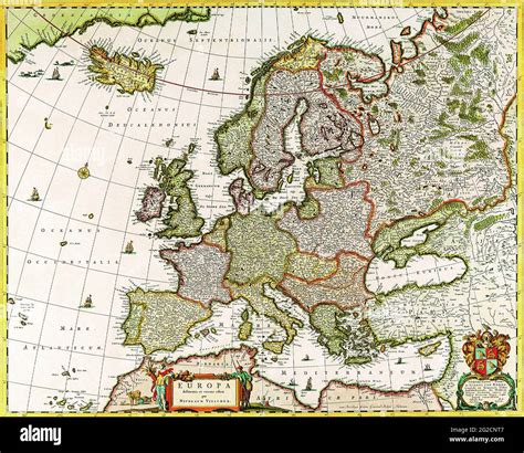 Old Europe Map, Retro Europe Map, Vintage Europe Map, Antique Europe ...