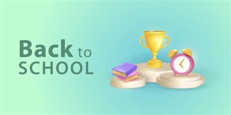 Premium Vector | Horizontal banner of the back to school sale first day at school vector ...