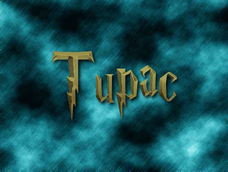 Tupac ロゴ | フレーミングテキストからの無料の名前デザインツール