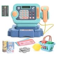 Velocity Toys Happy Little Shopper Pretend Play Battery Operated Toy Cash Register w/ Working ...