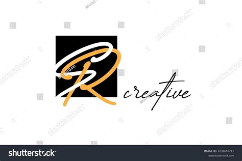 Sr Letters Creative Modern Font Logo Stock Vector (Royalty Free ...