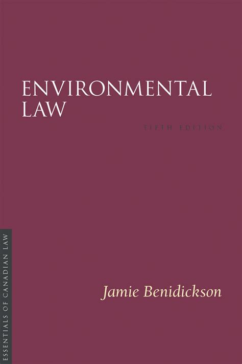 Environmental Law - The Federation Press