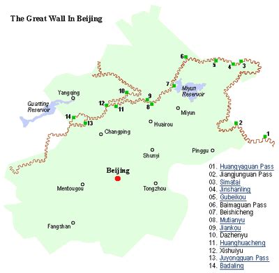 Great Wall Locations around Beijing: Hike the Great Wall Sections around Beijing