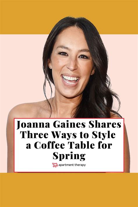 Joanna Gaines Shares 3 Ways To Style a Coffee Table for Spring | Glass coffee table styling ...
