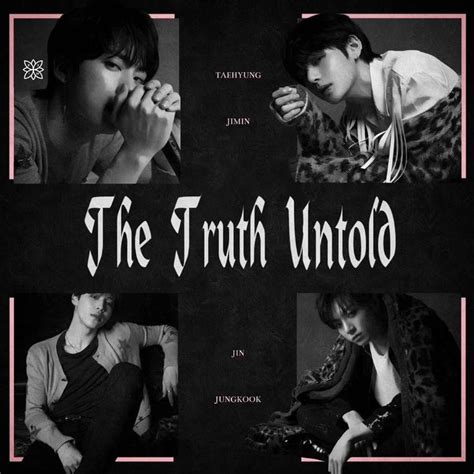 Fan Made Cover BTS The Truth Untold | Bts song lyrics, Bts, Truth