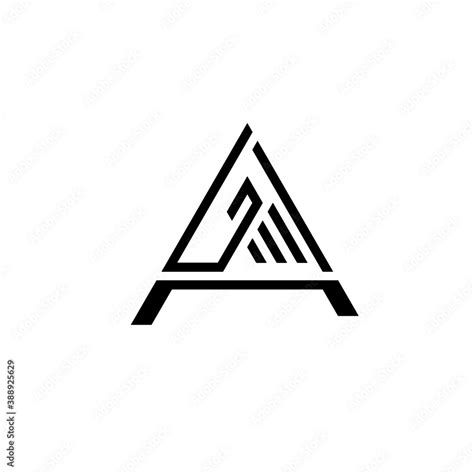 Vector logo concept. Vector logo of A alphabet. Vector logo illustration. Stock Vector | Adobe Stock