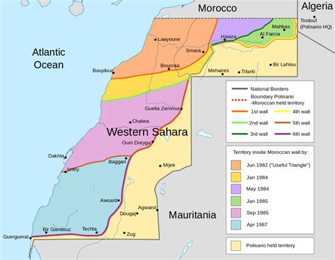 Western Sahara Map