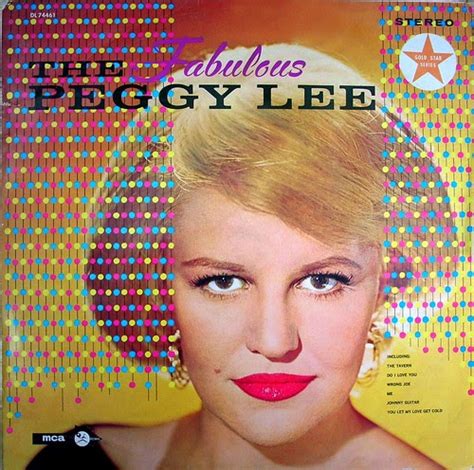 Mid-Century: The fabulous Peggy Lee, album cover, 1950s