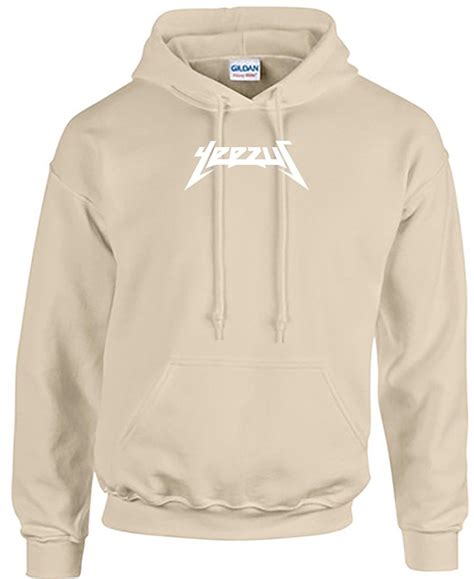 Yeezus Kanye West Hoodie - Unisex Sizing - Sand Color - Yeezy Tour - CW12MCTZ1ED | The draw