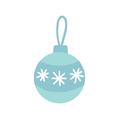 Christmas ball with snowflakes vector illustration 14320568 Vector Art ...