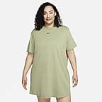 Nike Sportswear Essential Women's Short-Sleeve T-Shirt Dress (Plus Size). Nike.com