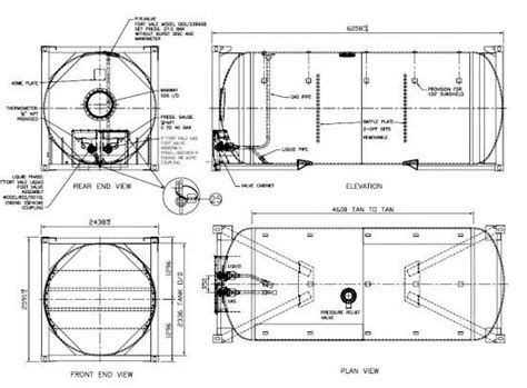 Iso Tank Container Specifications