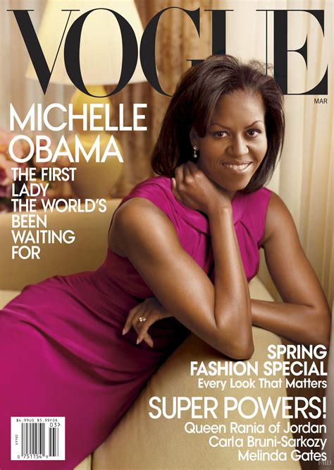 Cover of Vogue USA with Michelle Obama, March 2009 (ID:31458 ...