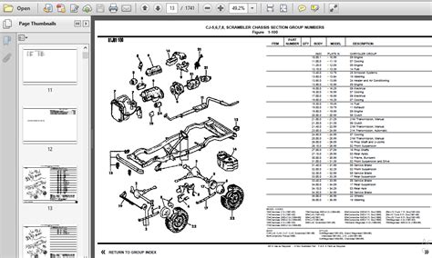 Jeep Cherokee 1981 - 1986 Parts Manual - PDF DOWNLOAD - HeyDownloads ...