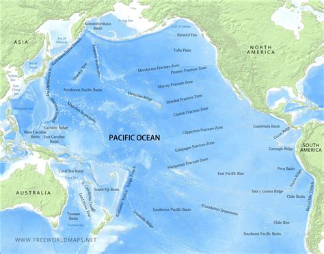 Maps of the Pacific Ocean