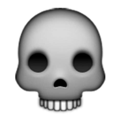 💀 Skull Emoji (U+1F480/U+E11C)