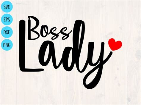 Boss lady svg png eps and dxf I'm the boss printable | Etsy