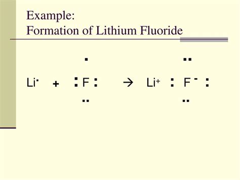 Lithium Fluoride Lewis Dot Structure