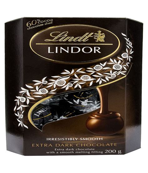 Lindt Lindor Extra Dark Chocolate Truffles 200 g: Buy Lindt Lindor Extra Dark Chocolate Truffles ...