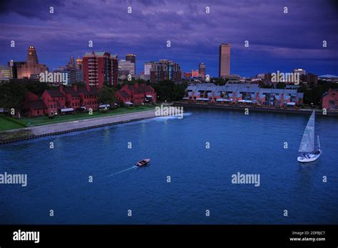 Buffalo, NY waterfront Stock Photo - Alamy