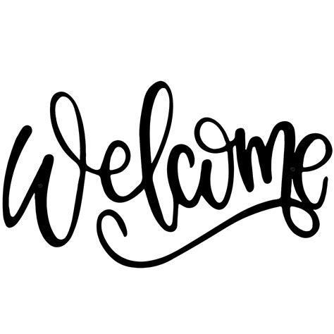 Buy Metal Welcome Sign Welcome Script Wall Sign Front Door Welcome Letter Sign Welcome Sign Wall ...